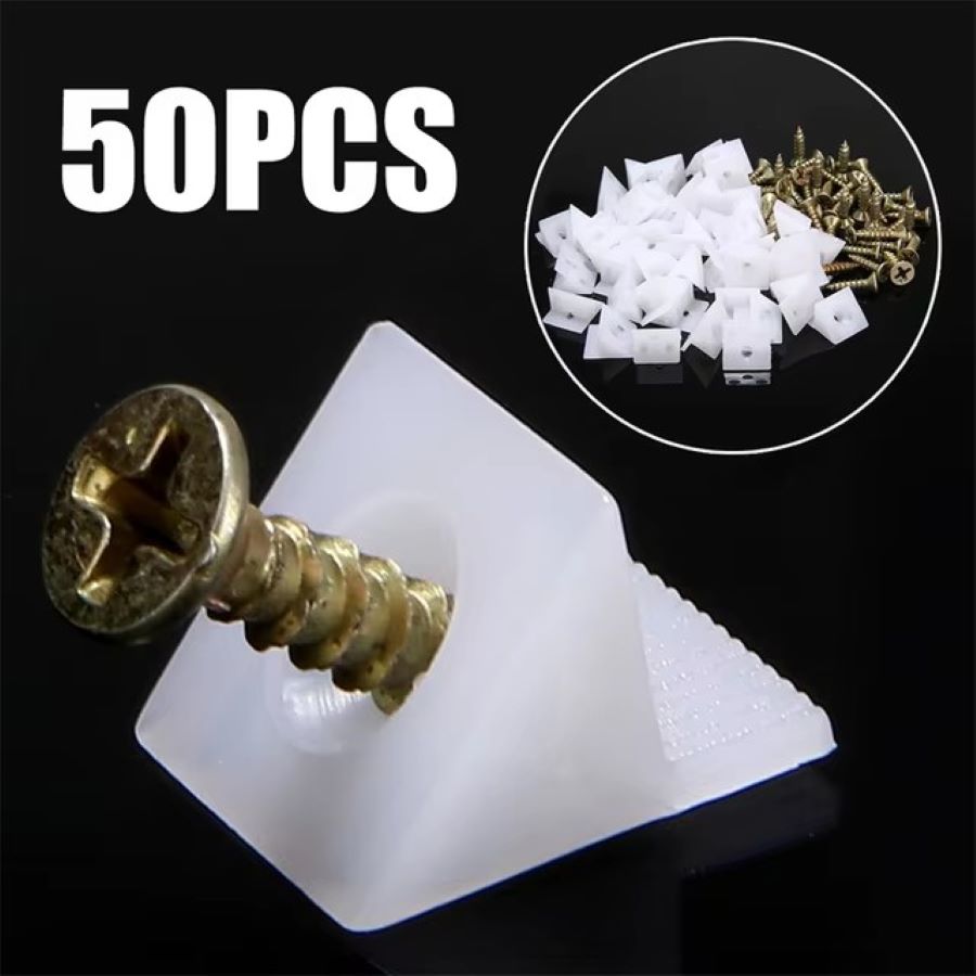 50/100pcs Furniture Chest Draw - Furniture Hardware Fixing Screws 评论和价格
